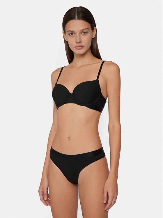 Tommy Hilfiger Tommy Hilfiger Sujetador con aros UW0UW06529 Negro