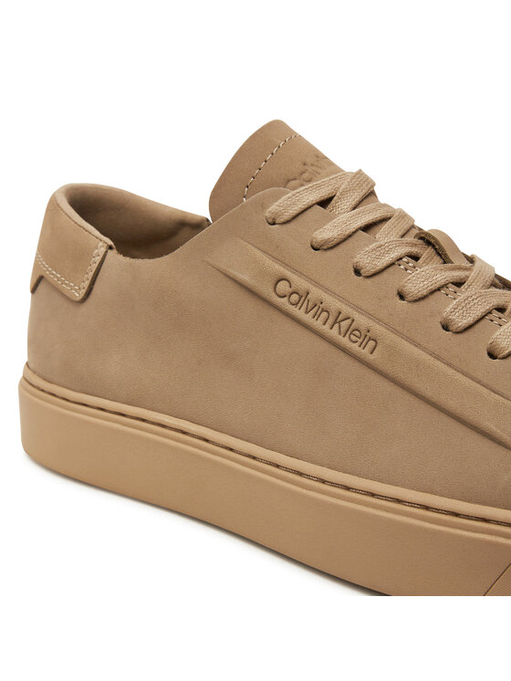 Calvin Klein Snīkeri Calvin Klein Low Top Lace Up Nb HM0HM01616 Bēšs
