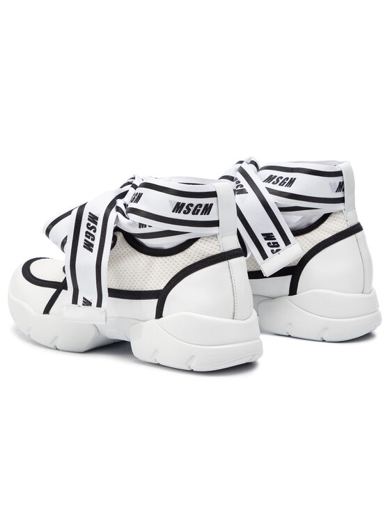MSGM Sneakersy MSGM Bow Running 2641MDS419 205 1 Biały