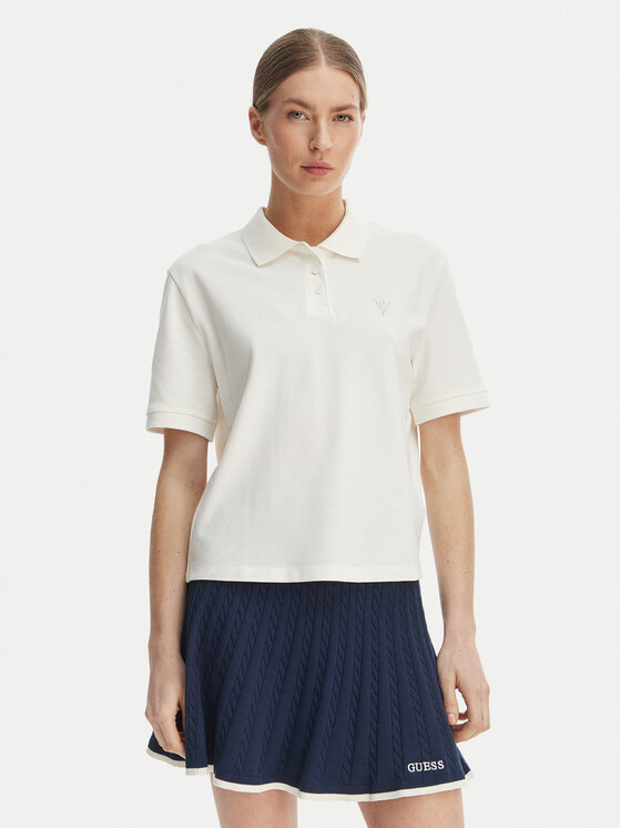 Guess Guess Polo V6GP11 K3278 Blanco Regular Fit