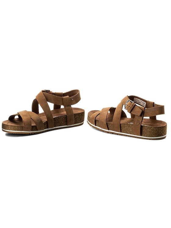 Timberland Босоніжки Timberland Malibu Waves Ankle A1MQR Коричневий