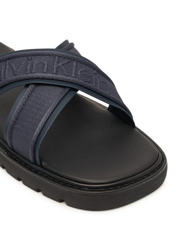 Calvin Klein Чехли Calvin Klein Sq Molded Sandal Xcross Wb HM0HM02101 Тъмносин