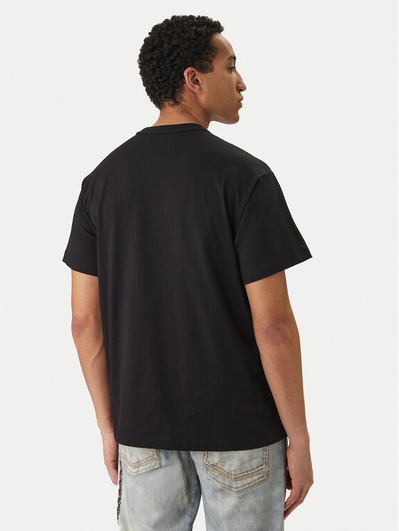 Versace Jeans Couture Versace Jeans Couture Camiseta 80GAHE09 CJ00E Negro Regular Fit