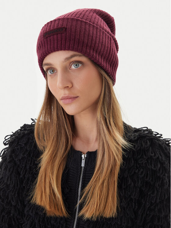 PINKO Шапкa PINKO Bosnia 105993 A2Z4 Бордовий