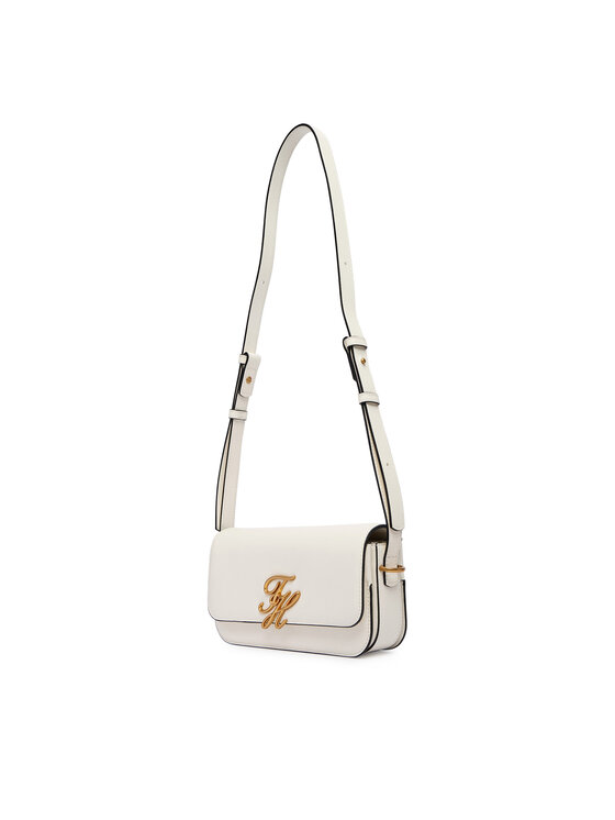 Tommy Hilfiger Torebka Tommy Hilfiger Th Script Flap Crossover AW0AW18399 Biały
