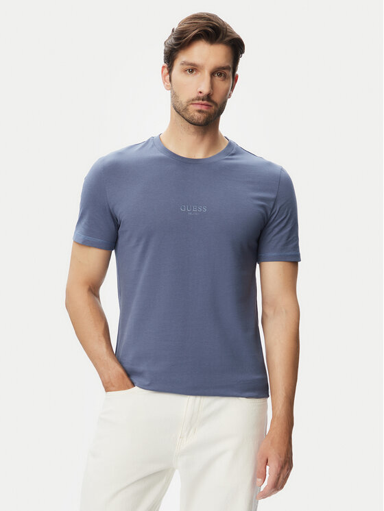 Guess Guess Футболка 153107 Голубий Classic Fit