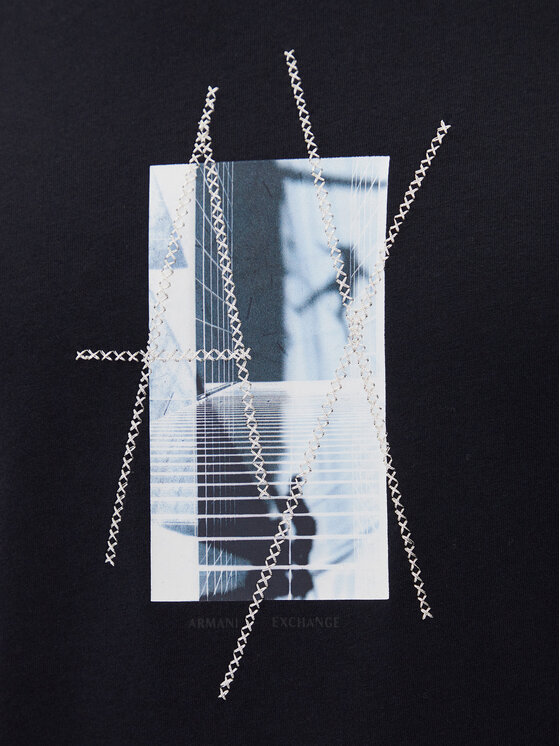 Armani Exchange Armani Exchange Camiseta XM001440 AF10358 UB101 Azul marino Regular Fit