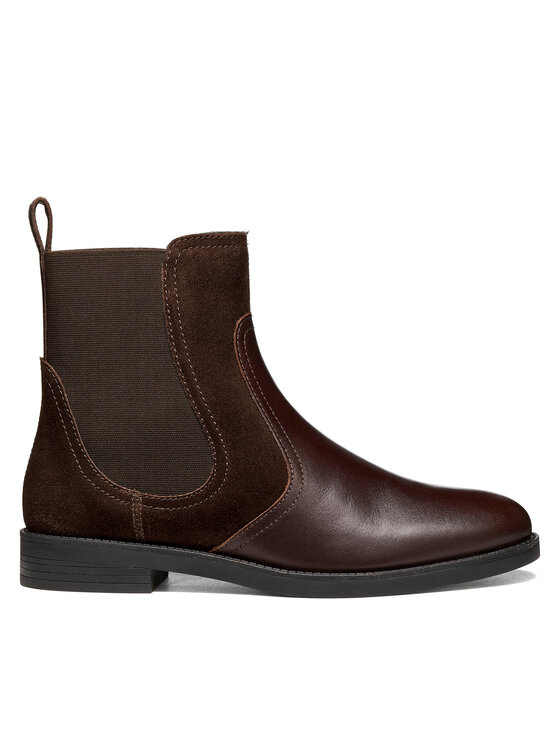 Geox Štibletai Geox D Esmeena D6811D 4322 C6677 Tamsiai ruda