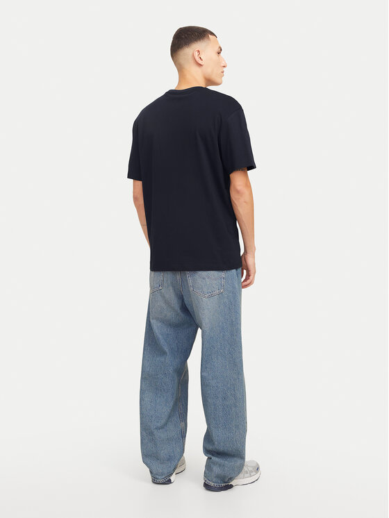 Jack & Jones Jack & Jones Marškinėliai Bryan 12268127 Tamsiai mėlyna Relaxed Fit