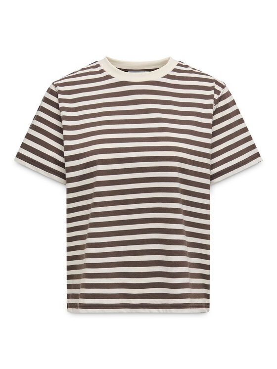 ONLY ONLY Camiseta Livina 15272227 Marrón Regular Fit