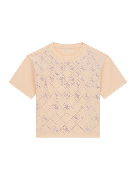 Guess Guess Футболка J6GI05 K6YW4 Світло-помаранчевий Boxy Fit