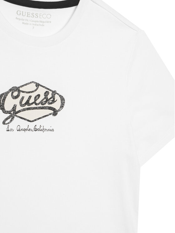 Guess Guess Camiseta L6RI02 K8HM4 Blanco Regular Fit