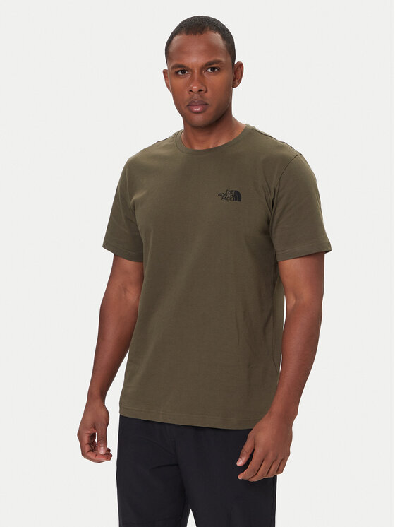 The North Face The North Face Camiseta Box Nse Edge Of Light NF0A8E3H Verde Regular Fit