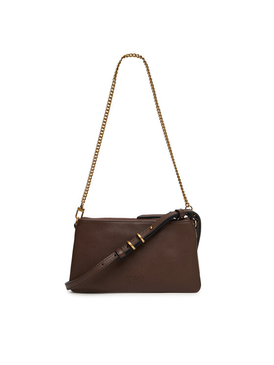 PINKO Borsetta PINKO Double Mini Al 25-26 PLTT 105359 A0QO Marrone