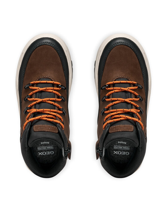 Geox Gležnjarji Geox J Bunshee Boy B Abx J56FMA 0ME32 C6006 M Temno rjava