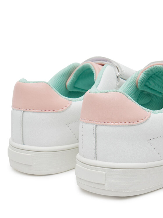 Tommy Hilfiger Snīkeri Tommy Hilfiger Low Cut Velcro Sneaker T1A9-33727-1355 S Balts