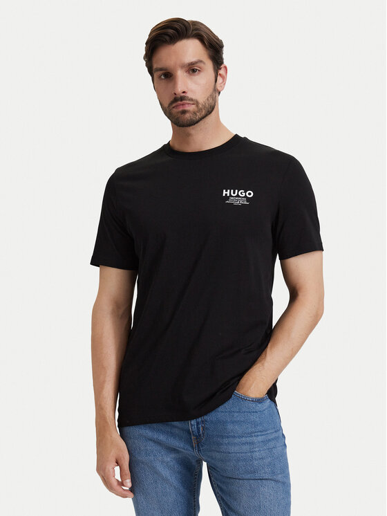 HUGO HUGO Camiseta Nesptee 50572740 Negro Regular Fit