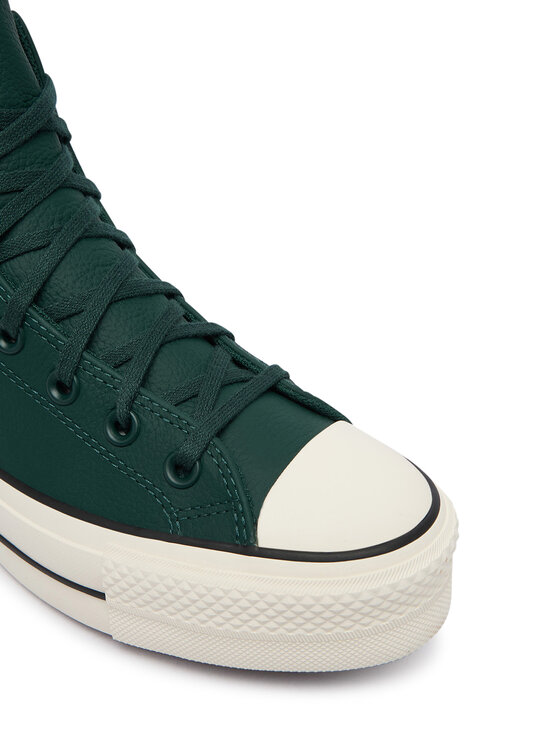 Converse Plátenky Converse Chuck Taylor All Star Lift Platform Water-Repellent A18393C Tmavo zelená