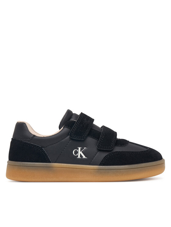 Calvin Klein Sneakersy Calvin Klein Low Cut Velcro Sneaker V1X9-83443-0318 S Czarny
