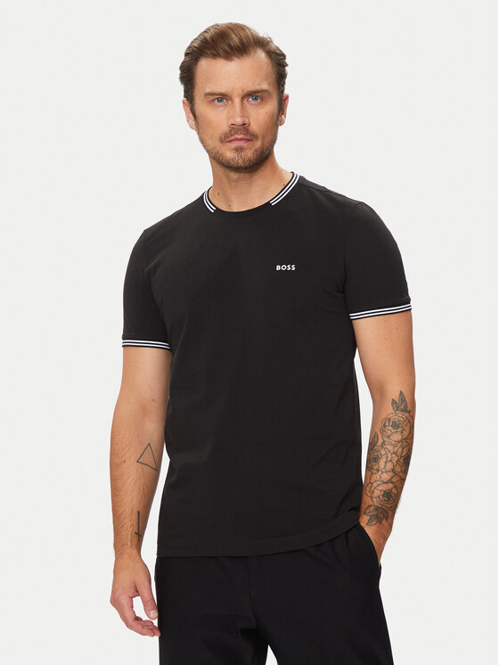 BOSS Boss T-shirt Taul 50521245 Crna Regular Fit