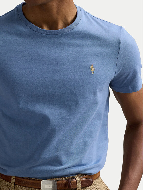 Polo Ralph Lauren Polo Ralph Lauren Póló 710671438430 Kék Custom Slim Fit