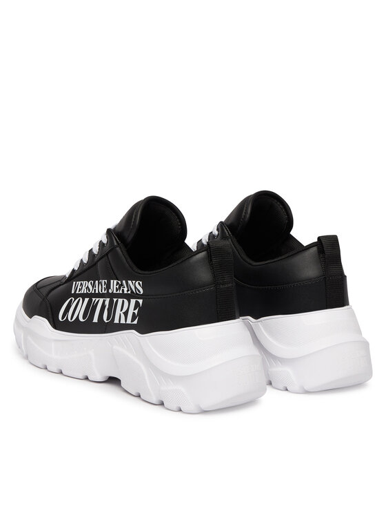 Versace Jeans Couture Снікерcи Versace Jeans Couture 80YA3SC1 Чорний