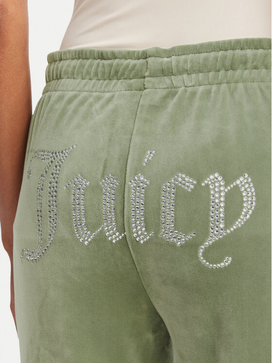 Juicy Couture Juicy Couture Jogginghose Tina JCAPW045 Dunkelgrün Regular Fit