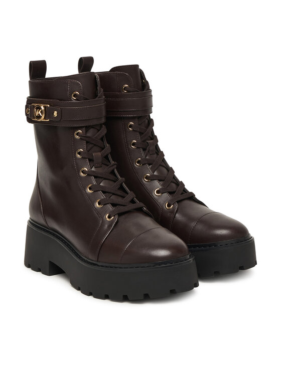 MICHAEL Michael Kors Gležnjarji MICHAEL Michael Kors Mandy 40T5MAFE5L Rjava
