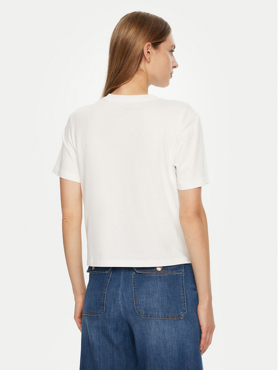 Guess Jeans Guess Jeans Футболка W5RI42 K8HM0 Білий Regular Fit