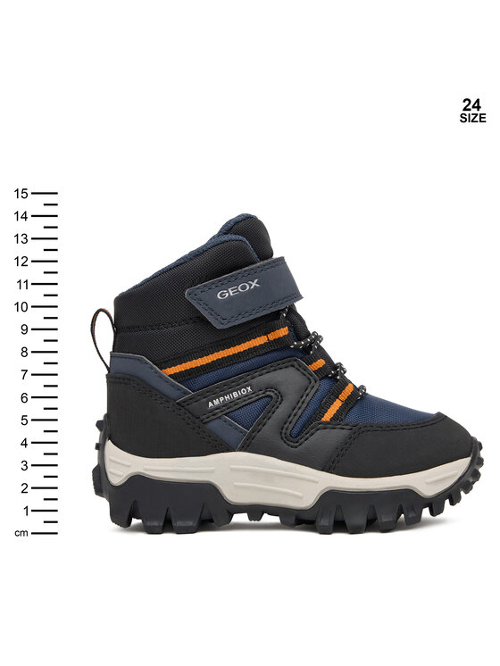 Geox Sněhule Geox J Himalaya B Abx J46FRD 050FU C0659 M Tmavomodrá