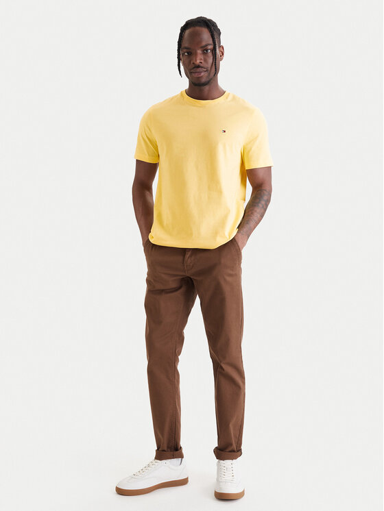 Tommy Hilfiger Tommy Hilfiger Camiseta Ess Seasonal MW0MW39995 Amarillo Regular Fit