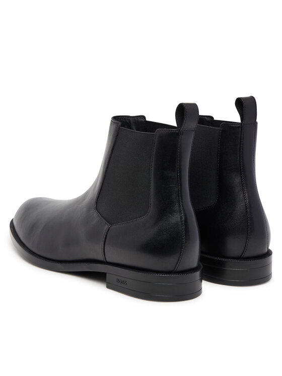 BOSS Kotníková obuv s elastickým prvkem BOSS Tayil 50552489 Černá