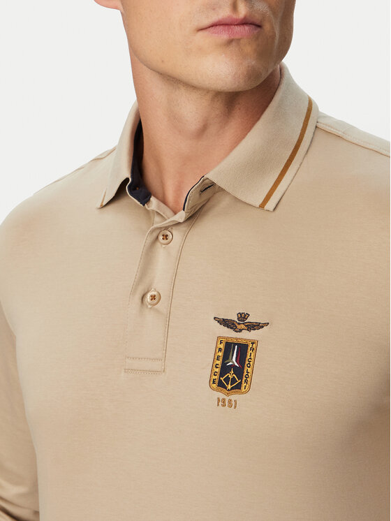 Aeronautica Militare Aeronautica Militare Polo 262PO1940UJ00663 Marrón Regular Fit