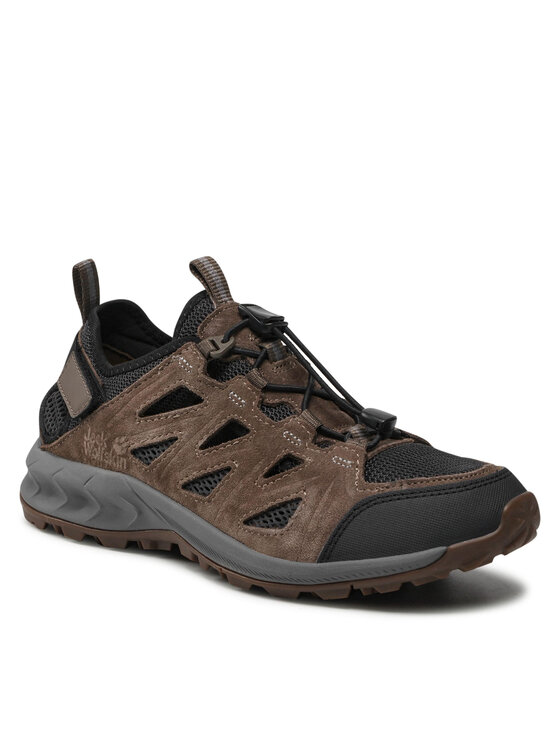 Jack Wolfskin Трекінгові черевики Jack Wolfskin Woodland 2 Hybrid Low M 4051301 Чорний