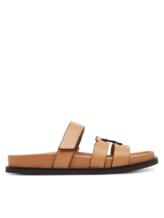 Tory Burch Шльопанці Tory Burch Ines Sport 168791 Коричневий