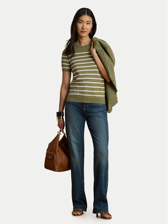LAUREN RALPH LAUREN LAUREN RALPH LAUREN Camiseta Eyelah 200P13973001 Verde Regular Fit