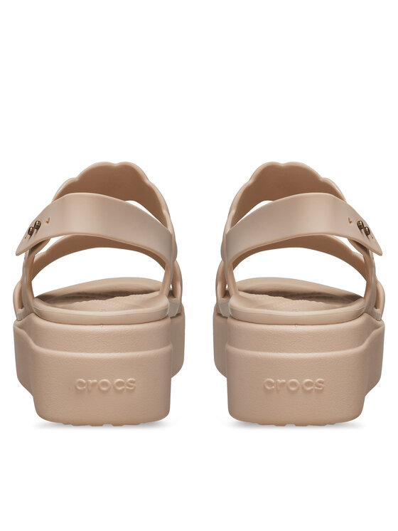 Crocs Босоніжки Crocs Brooklyn Woven Upper LW 209977 Бежевий