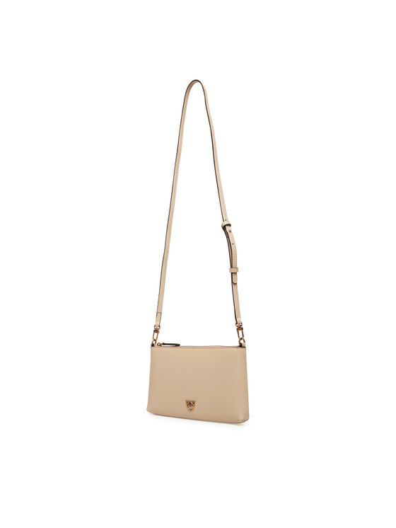 PINKO Τσάντα PINKO Flat Horizontal Mini AI 25-26 104277 A0F1 Μπεζ