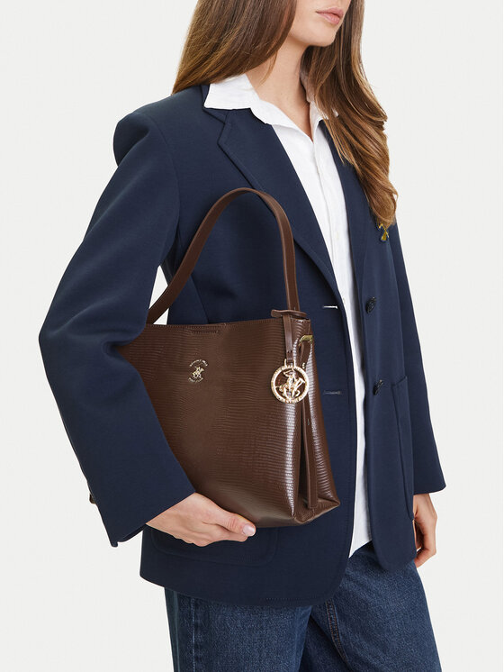 Beverly Hills Polo Club Kabelka Beverly Hills Polo Club BHPC-W-04-A23 Hnědá