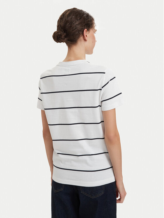 Beverly Hills Polo Club Beverly Hills Polo Club Camiseta P-SS26W-TS0162 Blanco Regular Fit