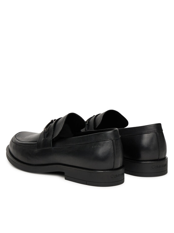 Calvin Klein Loafers Calvin Klein Flex Dress Loafer W/Bit Lth HM0HM01894 Čierna