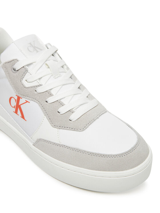 Calvin Klein Jeans Сникърси Calvin Klein Jeans Classic Cupsole Mg Nylon Mix YM0YM01304 Бял