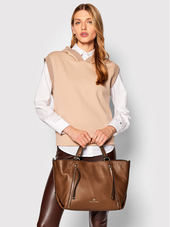 MICHAEL Michael Kors Táska MICHAEL Michael Kors Brooklyn 30H1GBNT3L Barna