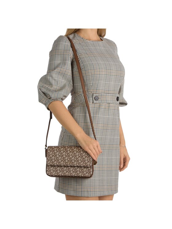 DKNY Ročna torba DKNY Bryant Md Flap Cbody R82EJ467 Rjava