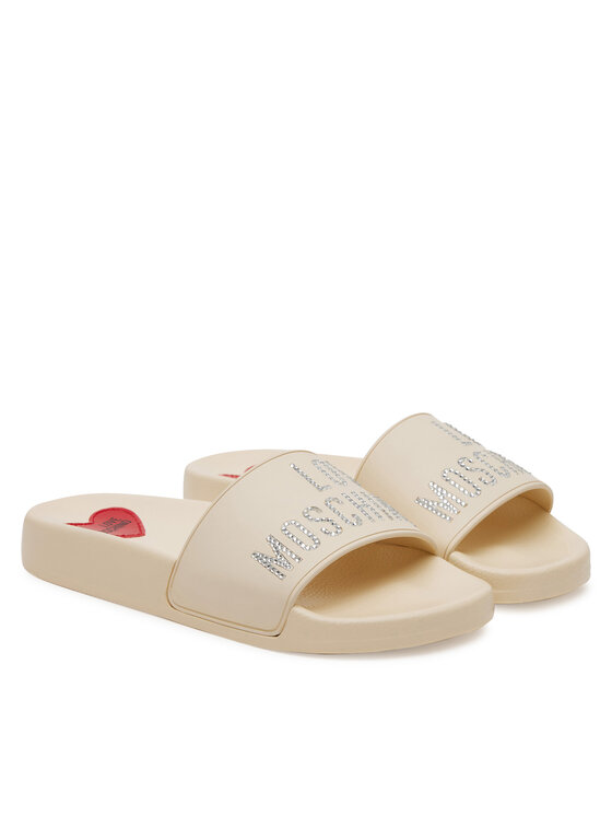 LOVE MOSCHINO Шльопанці LOVE MOSCHINO JA28122G1MI13110 Écru