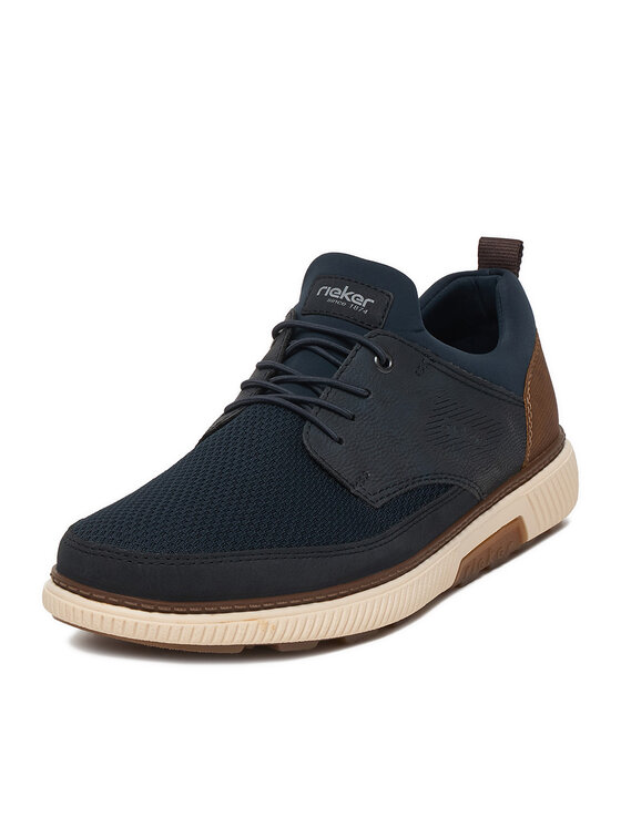 Rieker Nizki čevlji Rieker B3354-14 Mornarsko modra