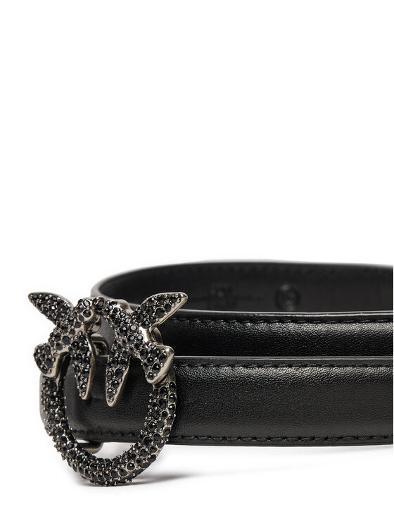 PINKO Dámský pásek PINKO Love Berry H2 Belt AI 24-25 PLT01 100143 A2A9 Černá
