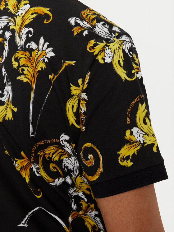 Versace Jeans Couture Versace Jeans Couture Поло 78GAG625 Чорний Regular Fit