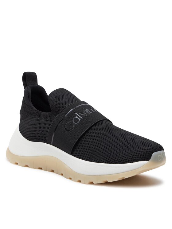 Calvin Klein Laisvalaikio batai Calvin Klein Runner Slip On He Mesh HW0HW01896 Juoda
