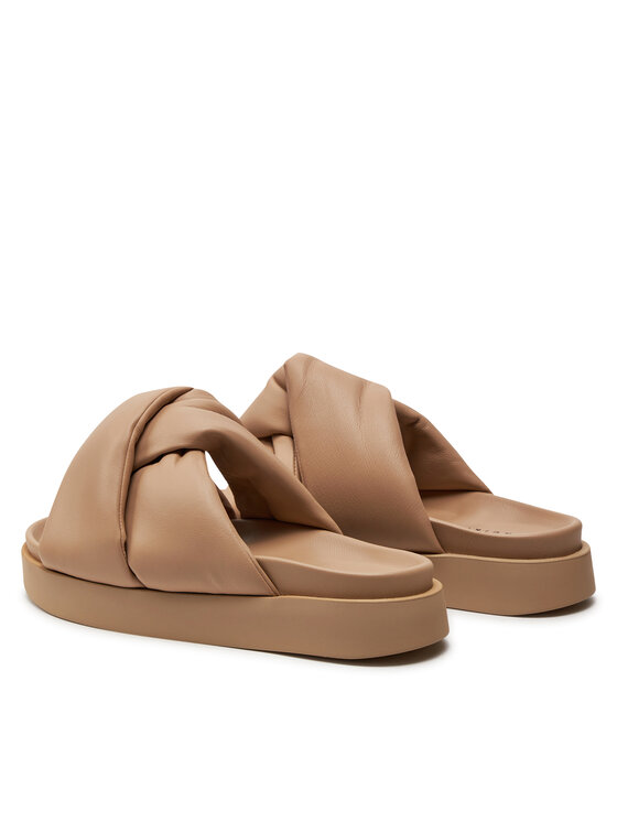 Inuikii Шльопанці Inuikii Soft Crossed 70104-140 Бежевий